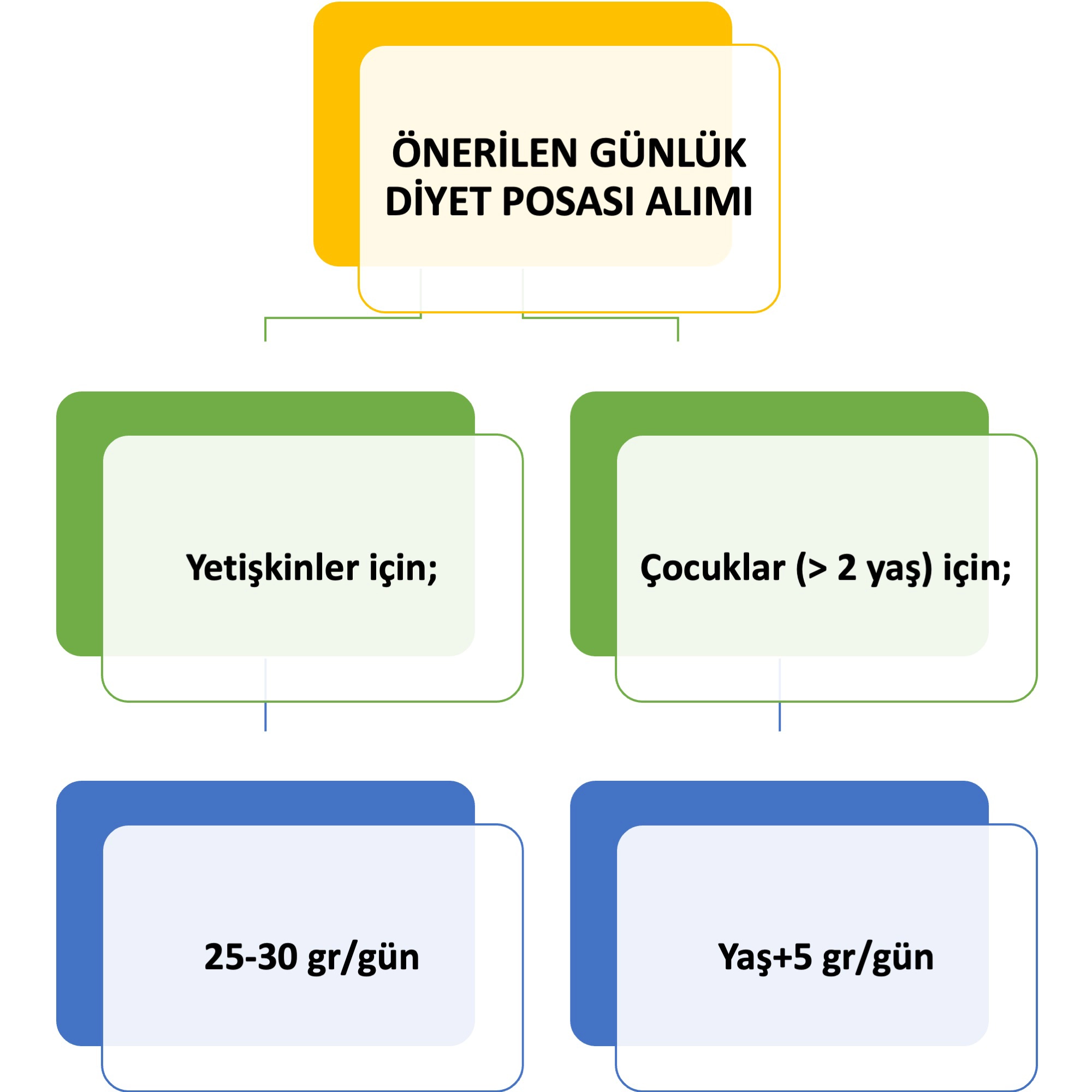 Önerilen Günlük Diyet Posası